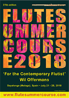 Flute Summer Course with Wil Offermans